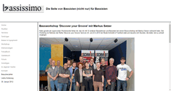 Desktop Screenshot of bassissimo.de